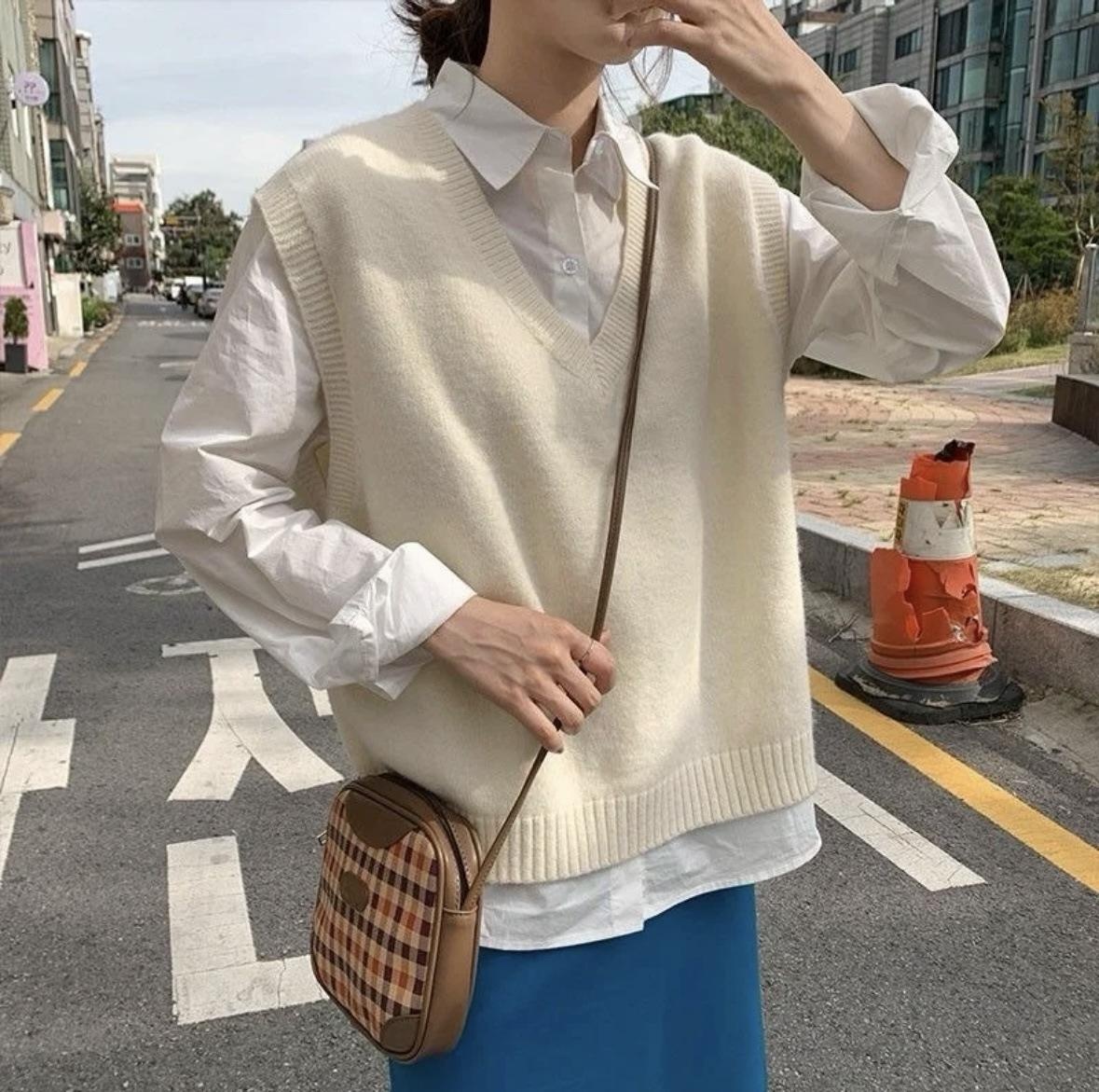 Knitted Vest Non-pilling Women