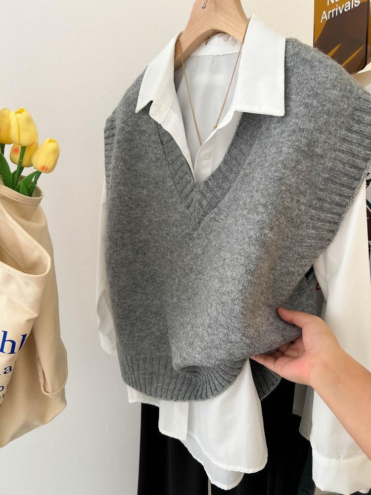 Knitted Vest Non-pilling Women