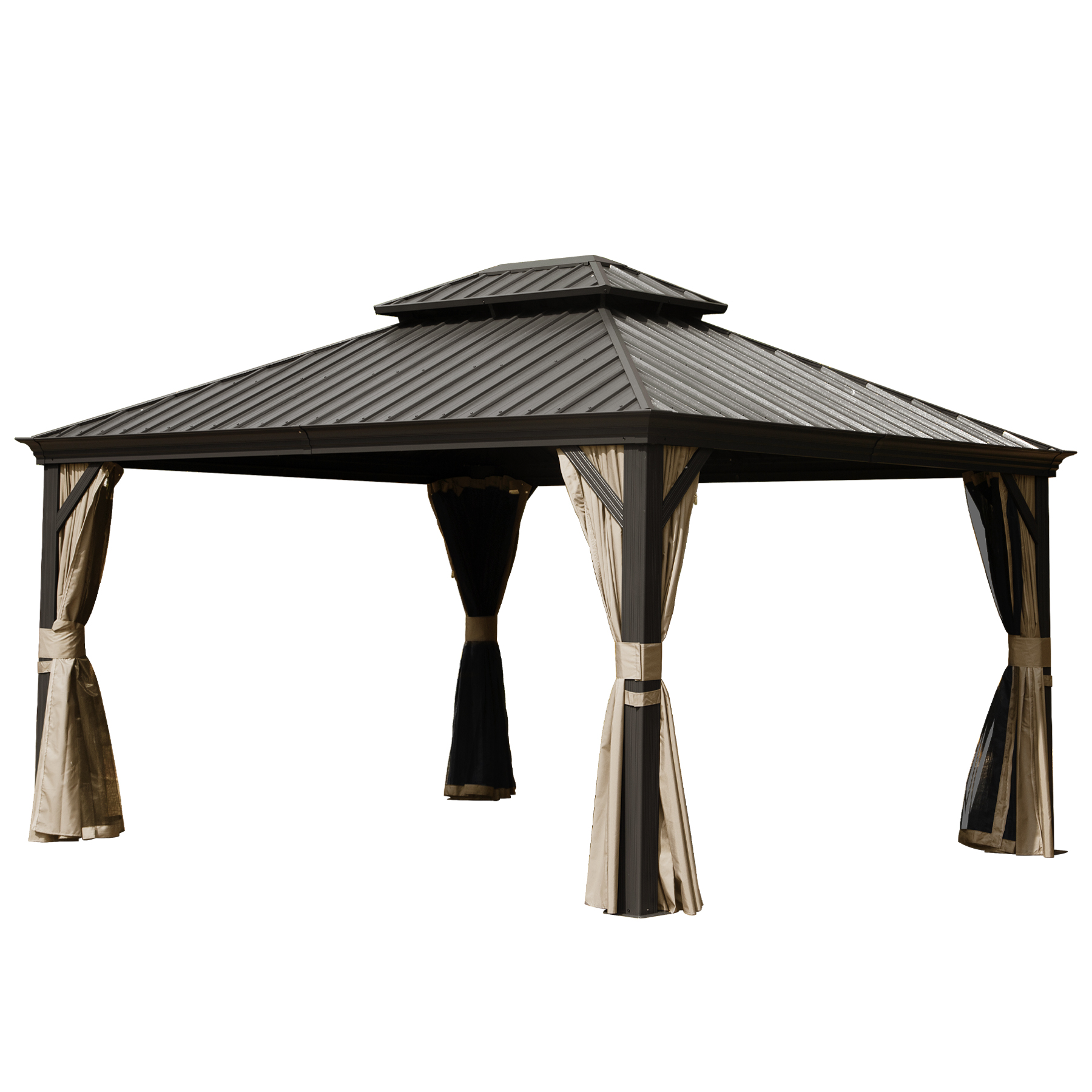 Hardtop Gazebo With Galvanized Steel Roof