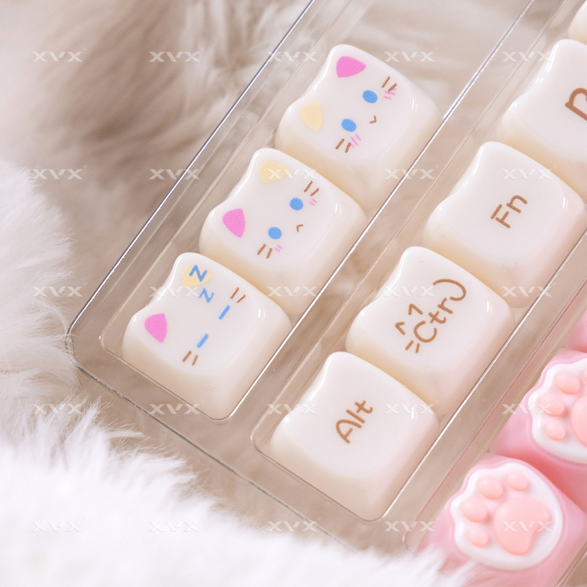 Ragdoll Cat Keyboard Caps