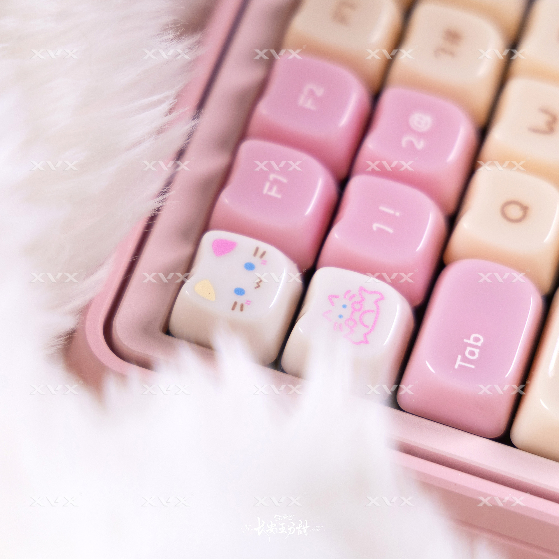 Ragdoll Cat Keyboard Caps