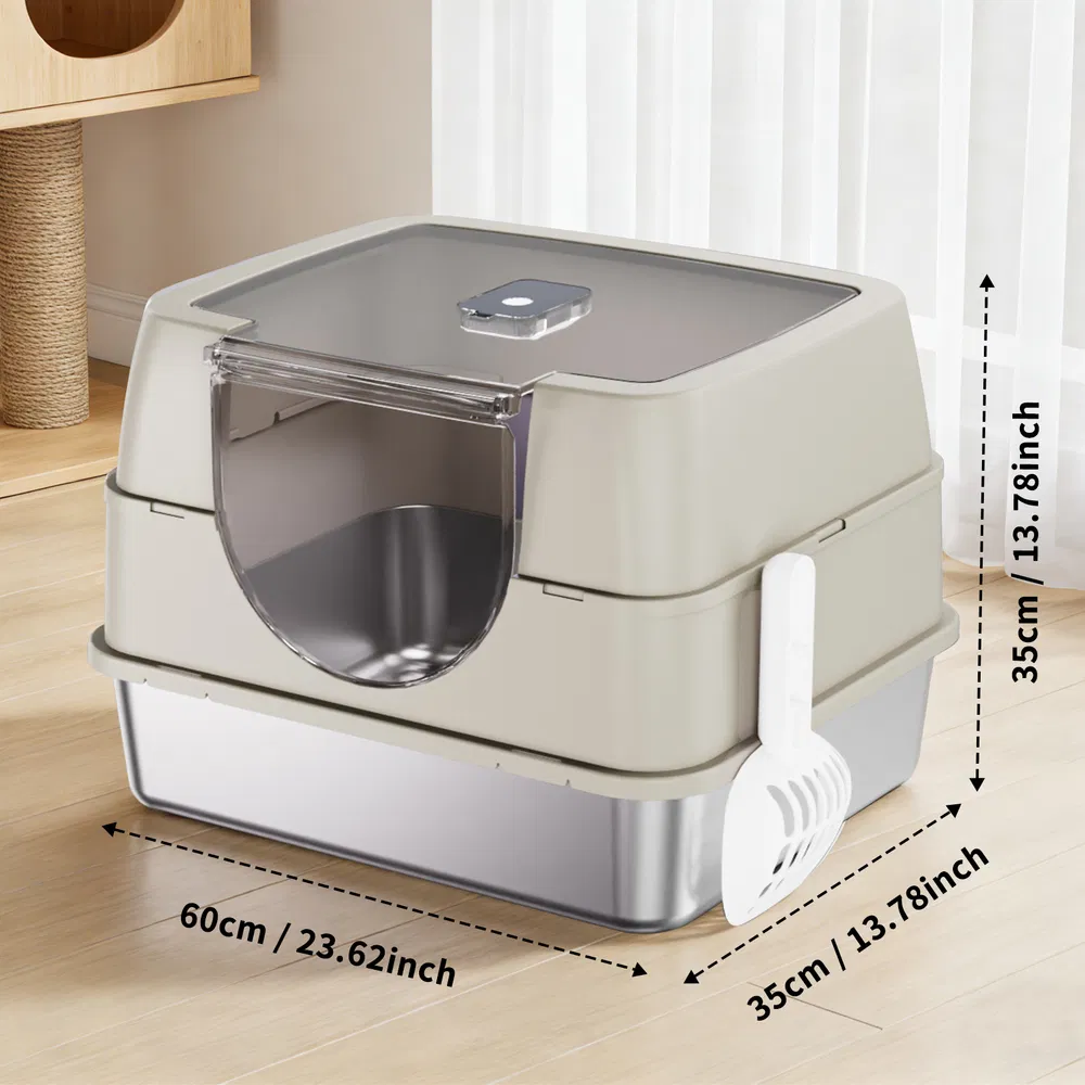 Galaxy Stainless Steel Cat Litter Box