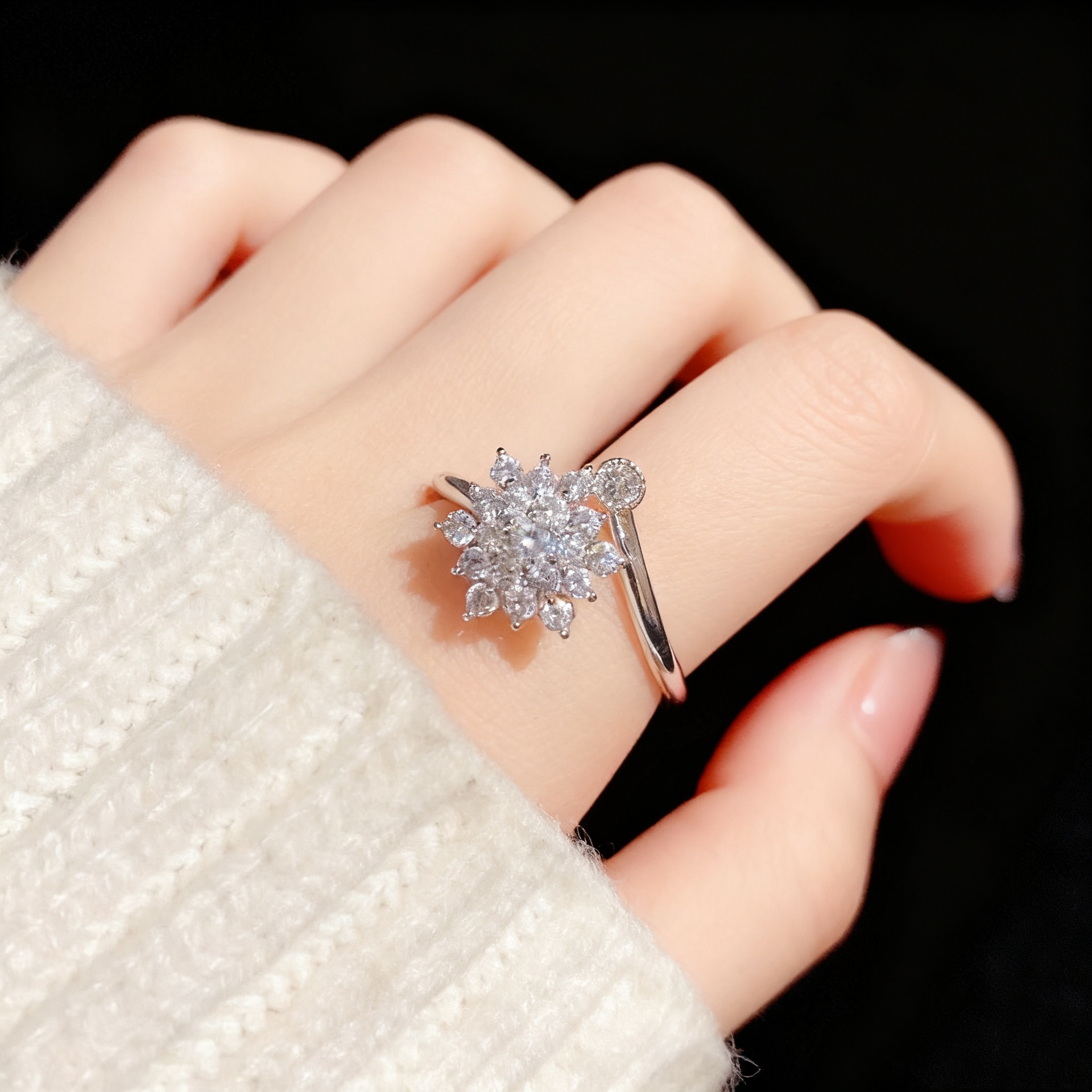 Diamond Rotating Ring Copper