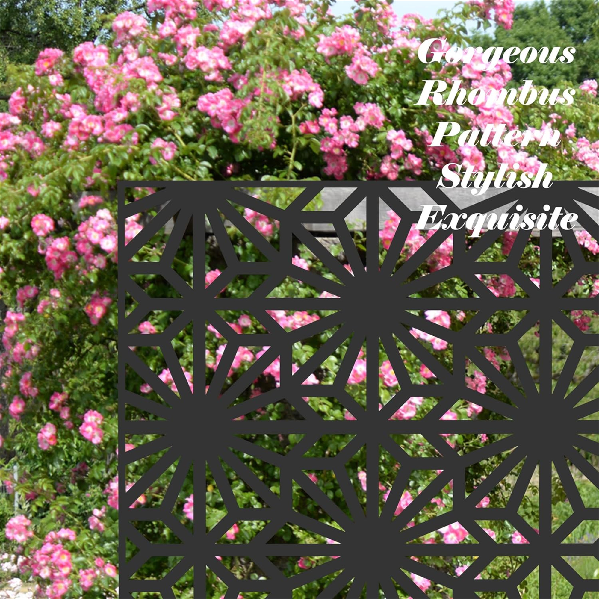 Metal Privacy Screen With Free Standing