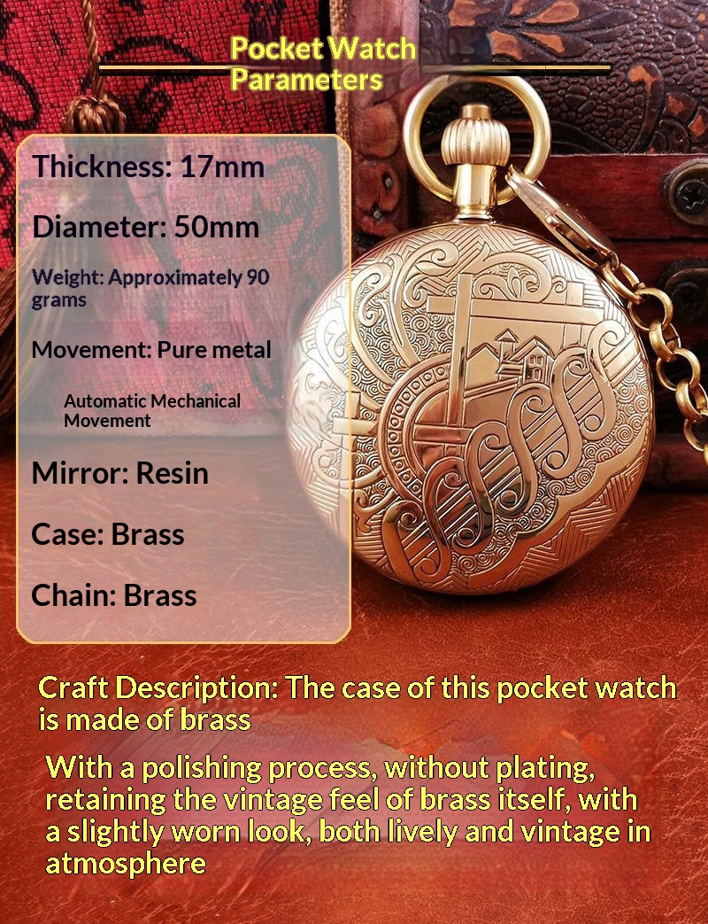 Copper Pocket Watch