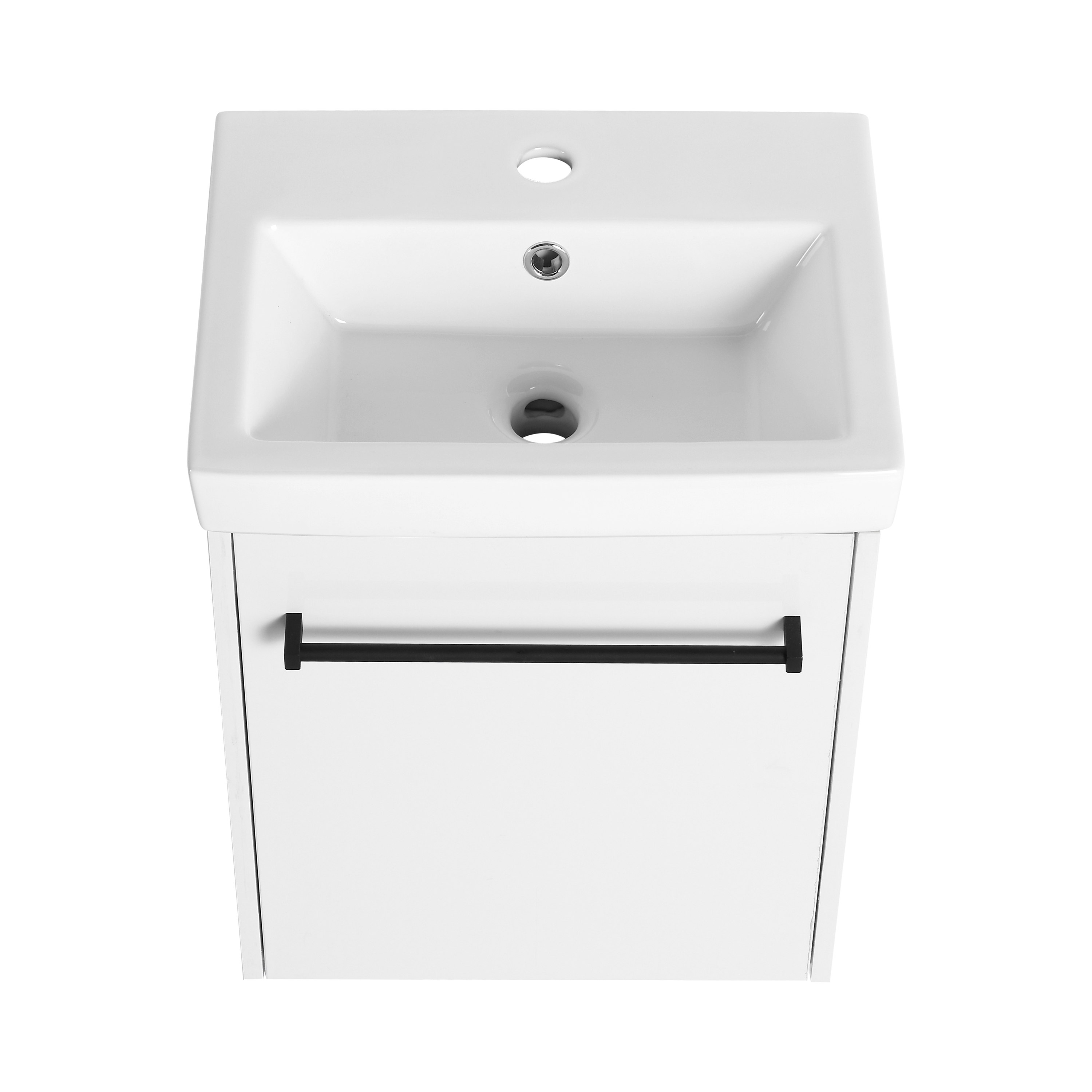 Bathroom Vanity, 18'', Floating, Ceramic