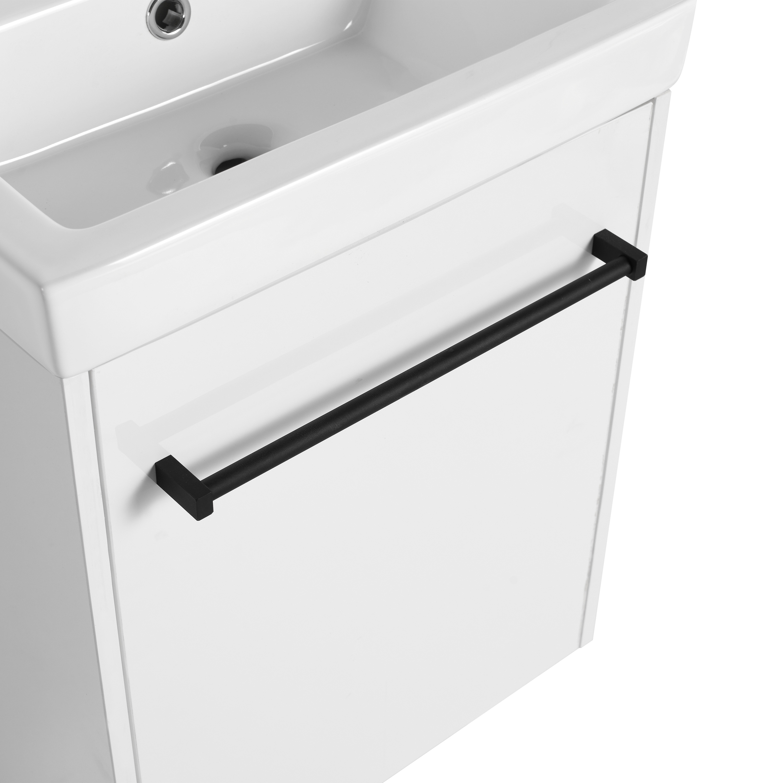 Bathroom Vanity, 18'', Floating, Ceramic