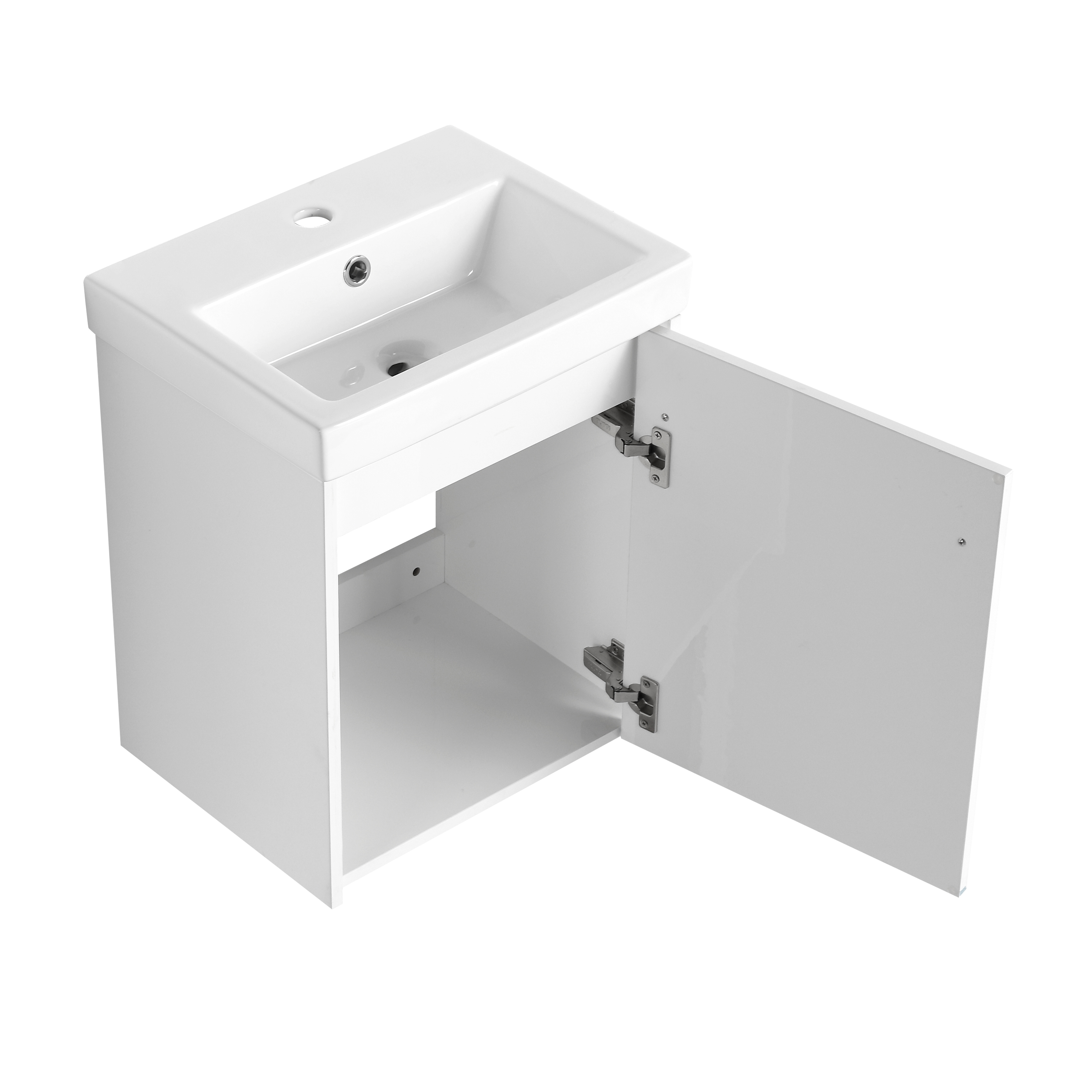 Bathroom Vanity, 18'', Floating, Ceramic
