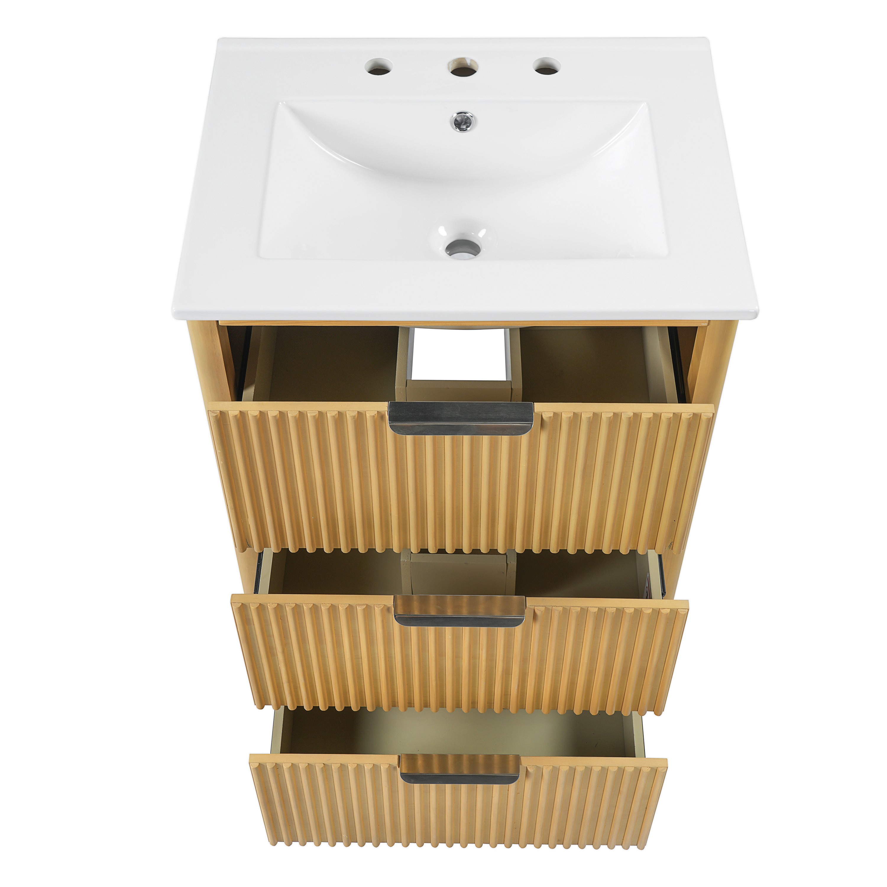 Bathroom Vanity, 24 Inch, Ceramic Sink