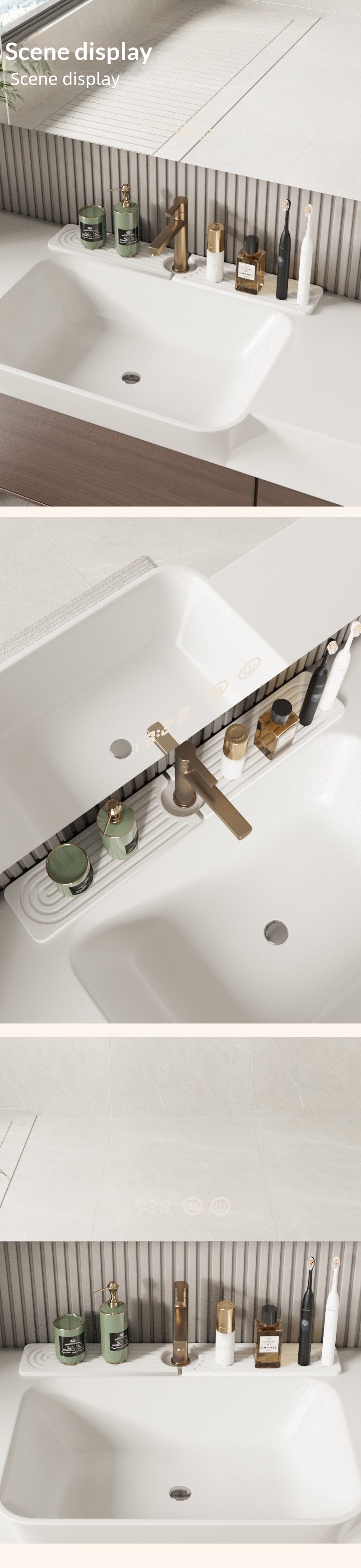 Faucet Shelf Diatomaceous Earth Water-absorbing