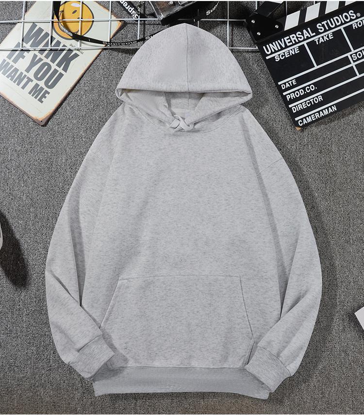 Casual Hooded Sweatshirt Drawstring