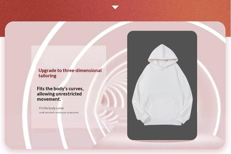 Casual Hooded Sweatshirt Drawstring