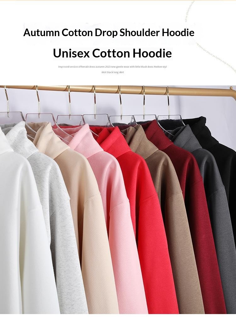 Casual Hooded Sweatshirt Drawstring