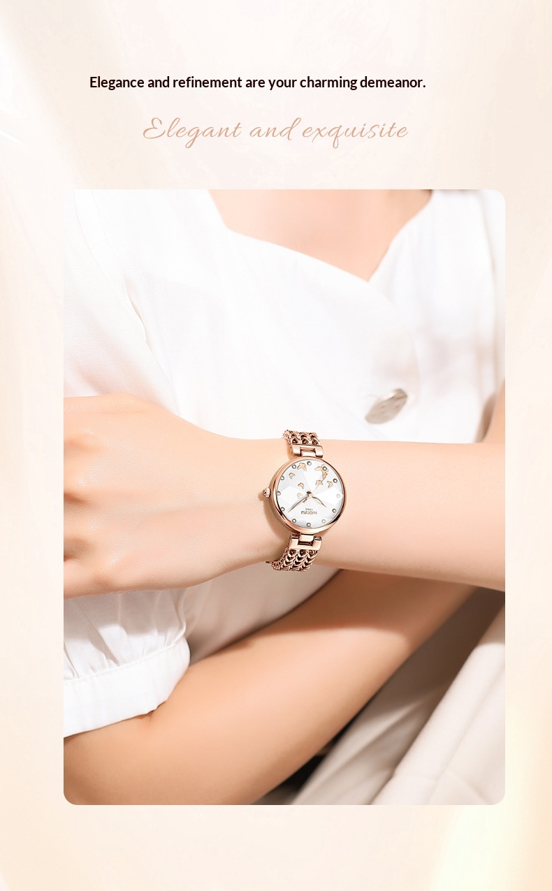Women's Waterproof Steel Watch