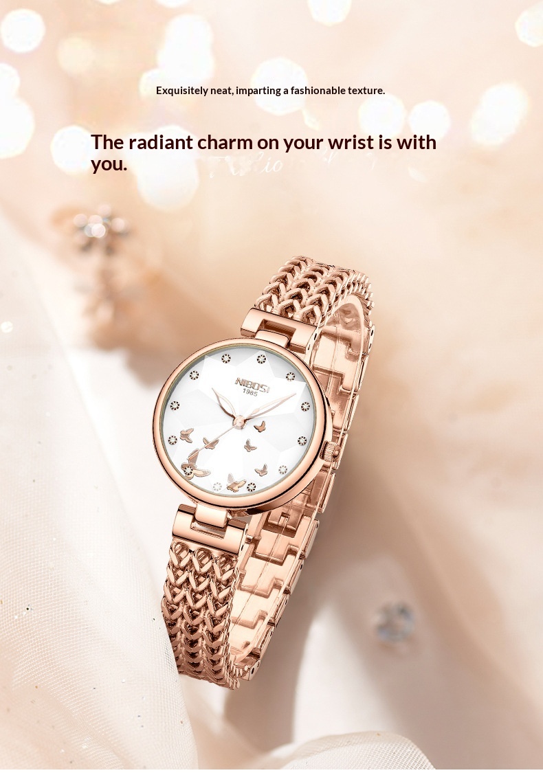 Women's Waterproof Steel Watch