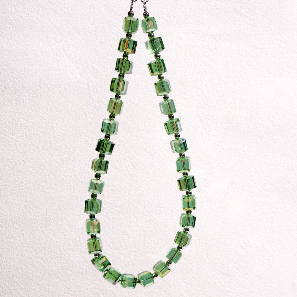 Cubic Crystal Phone Charm Lanyard