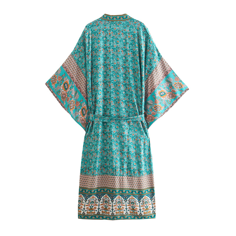 Womens Rayon Kimono Coat