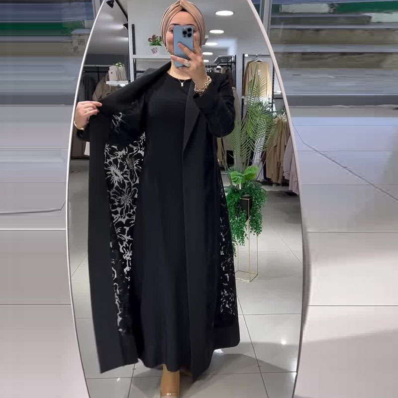 Hollowed-Out Trench Coat