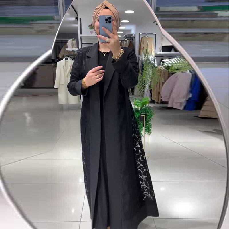 Hollowed-Out Trench Coat