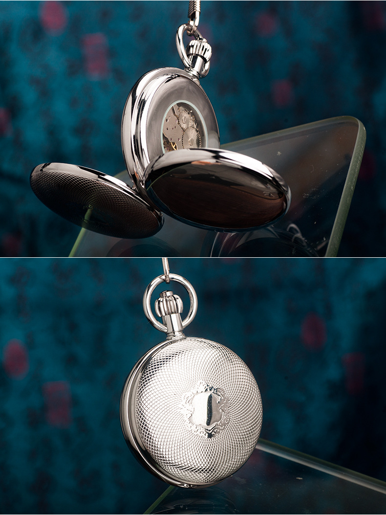 Pure Copper Mechanical Pocket Watch