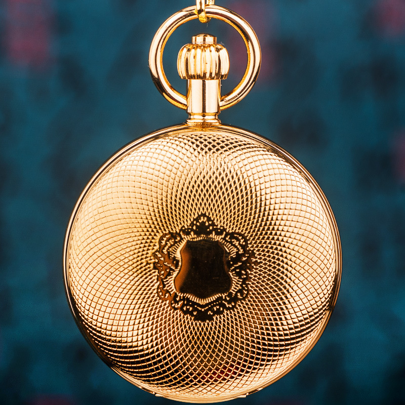 Pure Copper Mechanical Pocket Watch