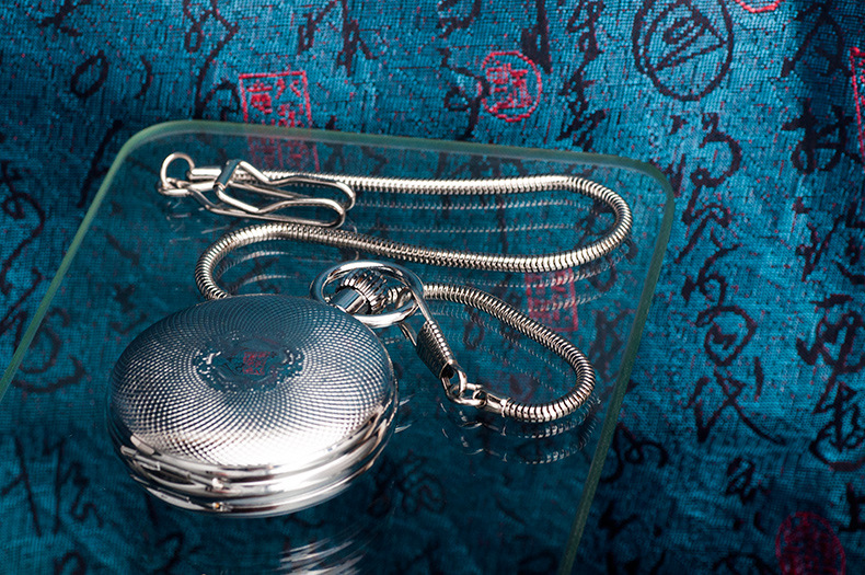 Pure Copper Mechanical Pocket Watch