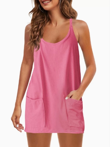 Narrow Straps Jumpsuit