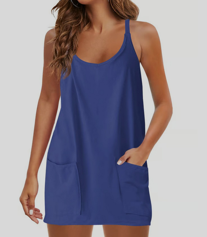 Narrow Straps Jumpsuit
