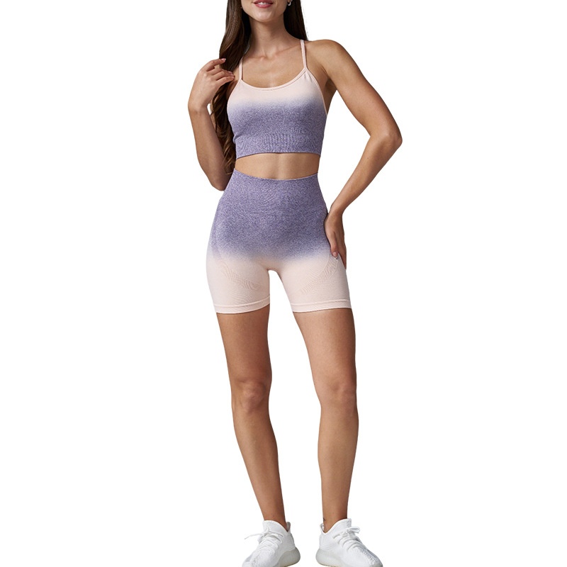 Yoga Shorts Fitness Set