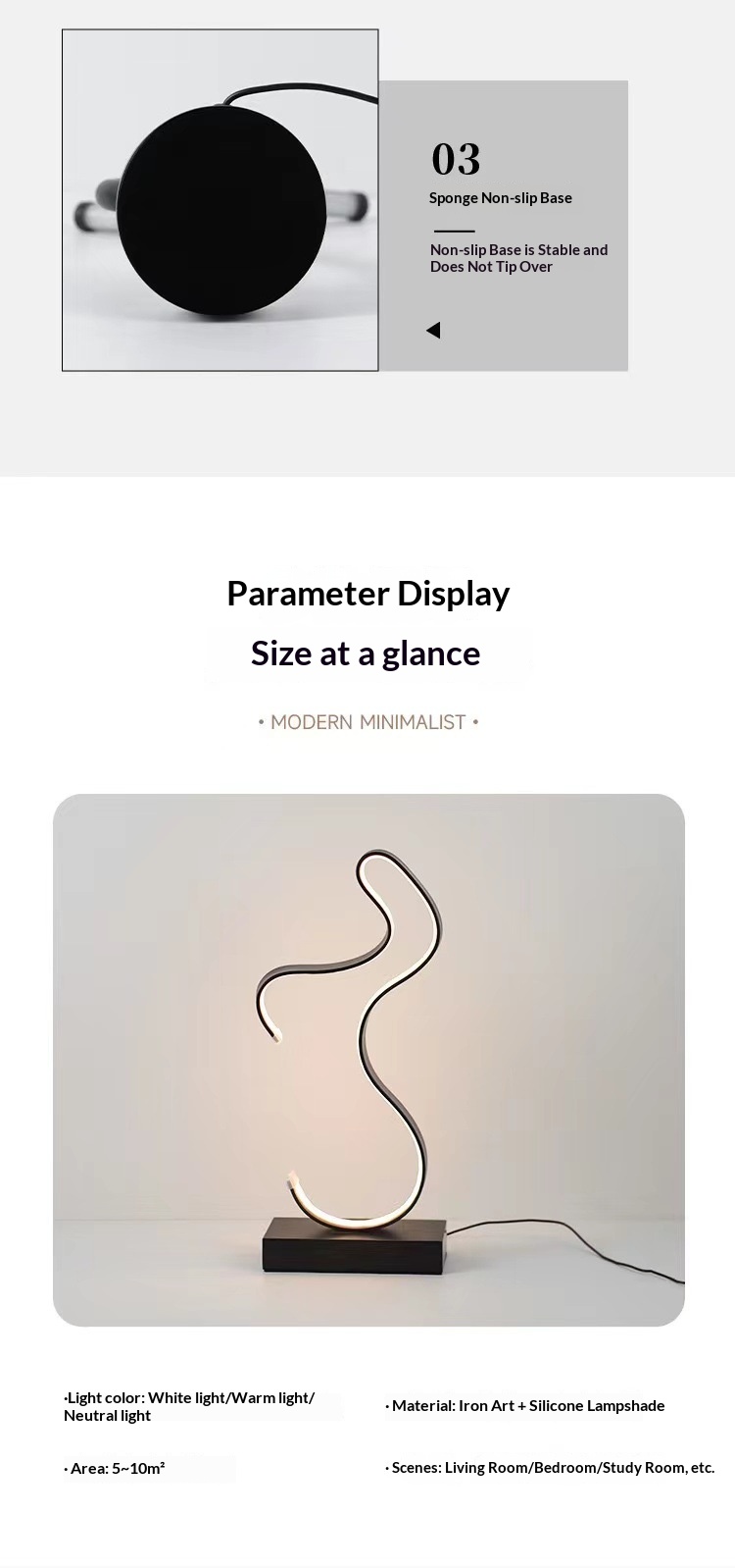 Adjustable LED Desk Lamp