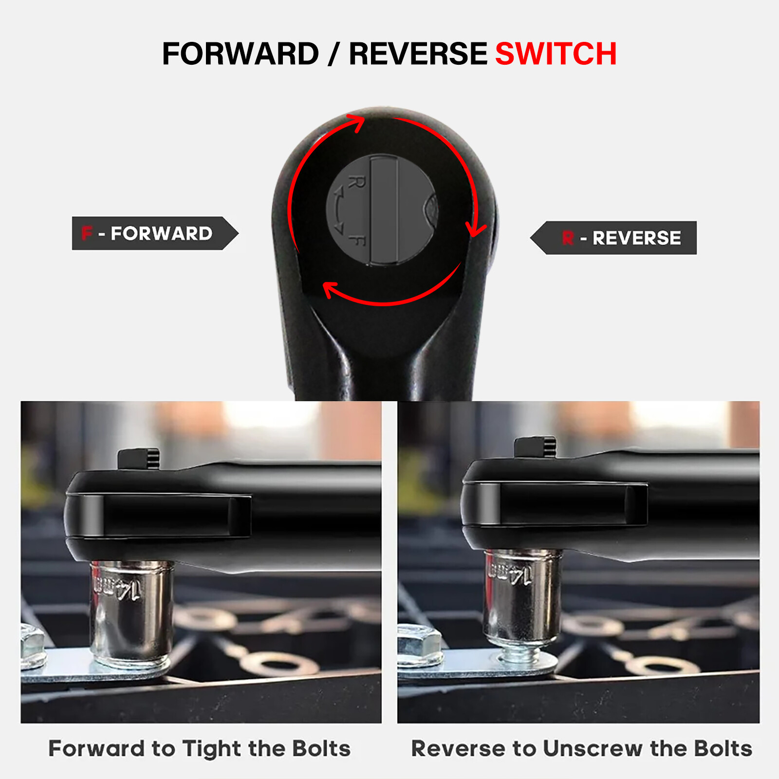 Cordless Electric Power Ratchet Wrench