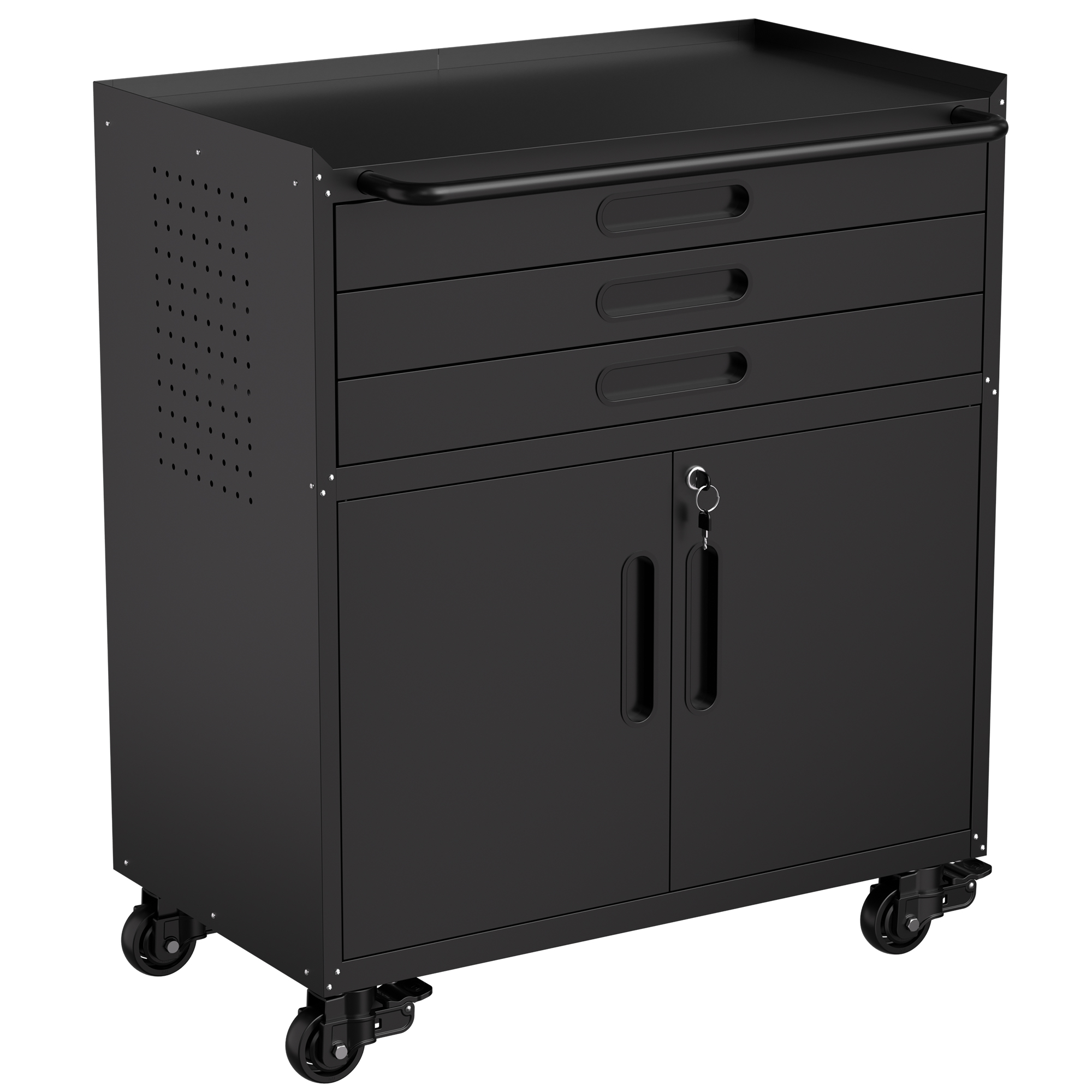 Rolling Metal Tool Cabinet