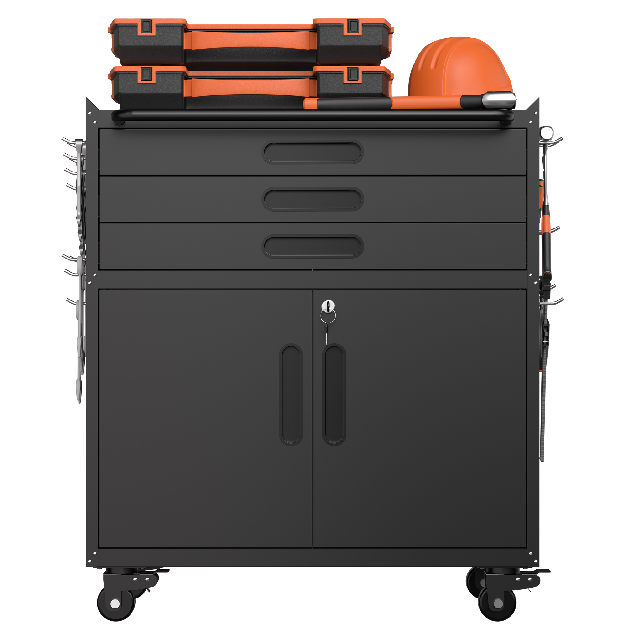 Rolling Metal Tool Cabinet