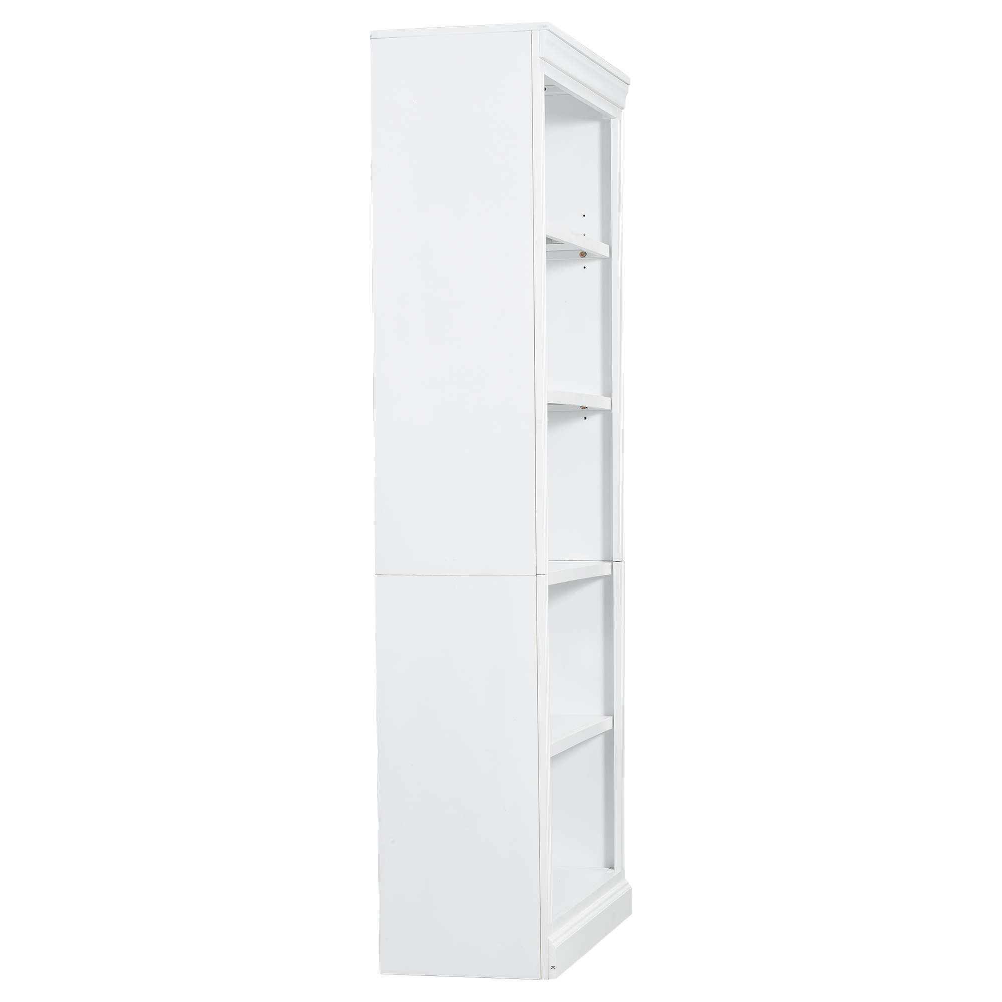 Bookcase 5-Tier Wood White
