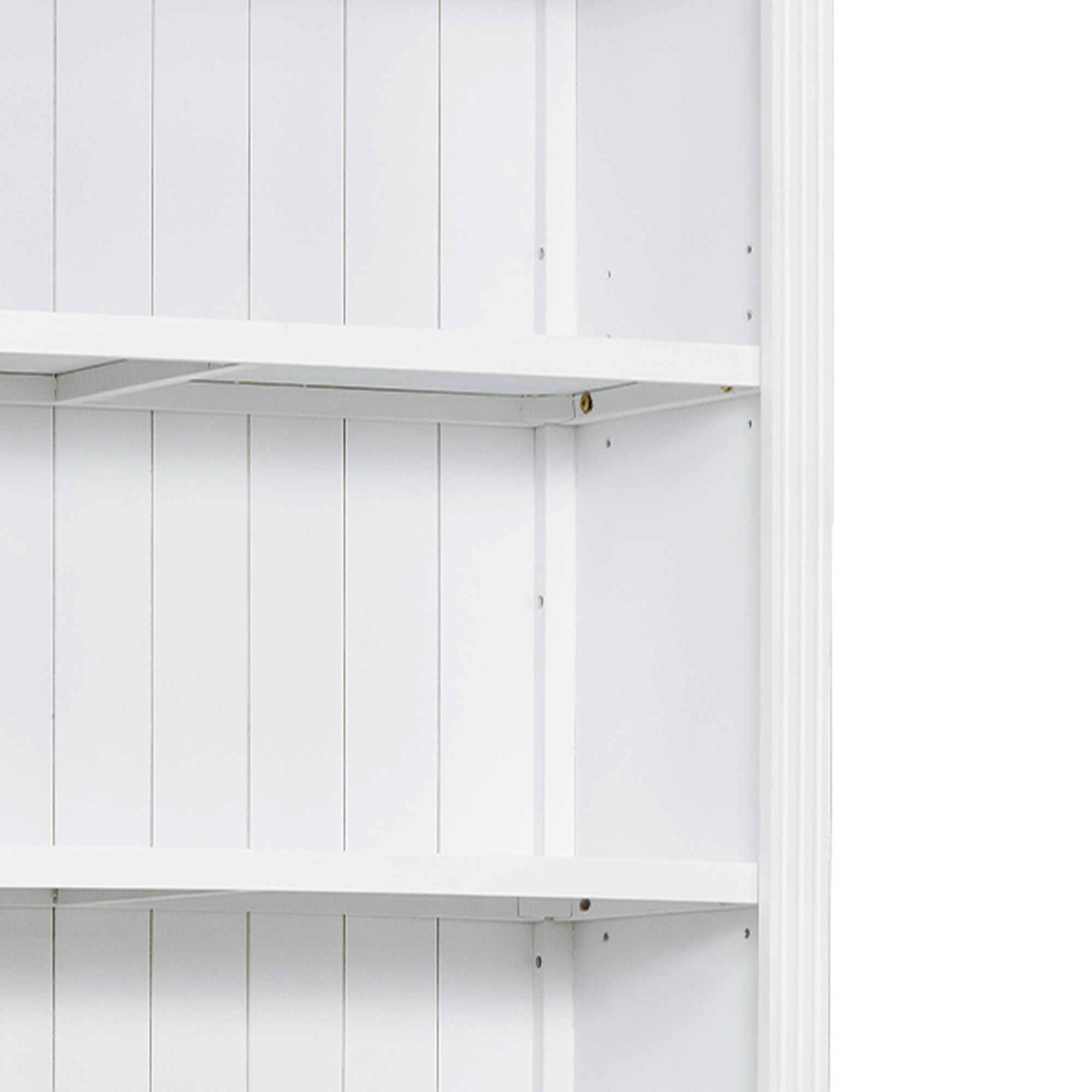 Bookcase 5-Tier Wood White