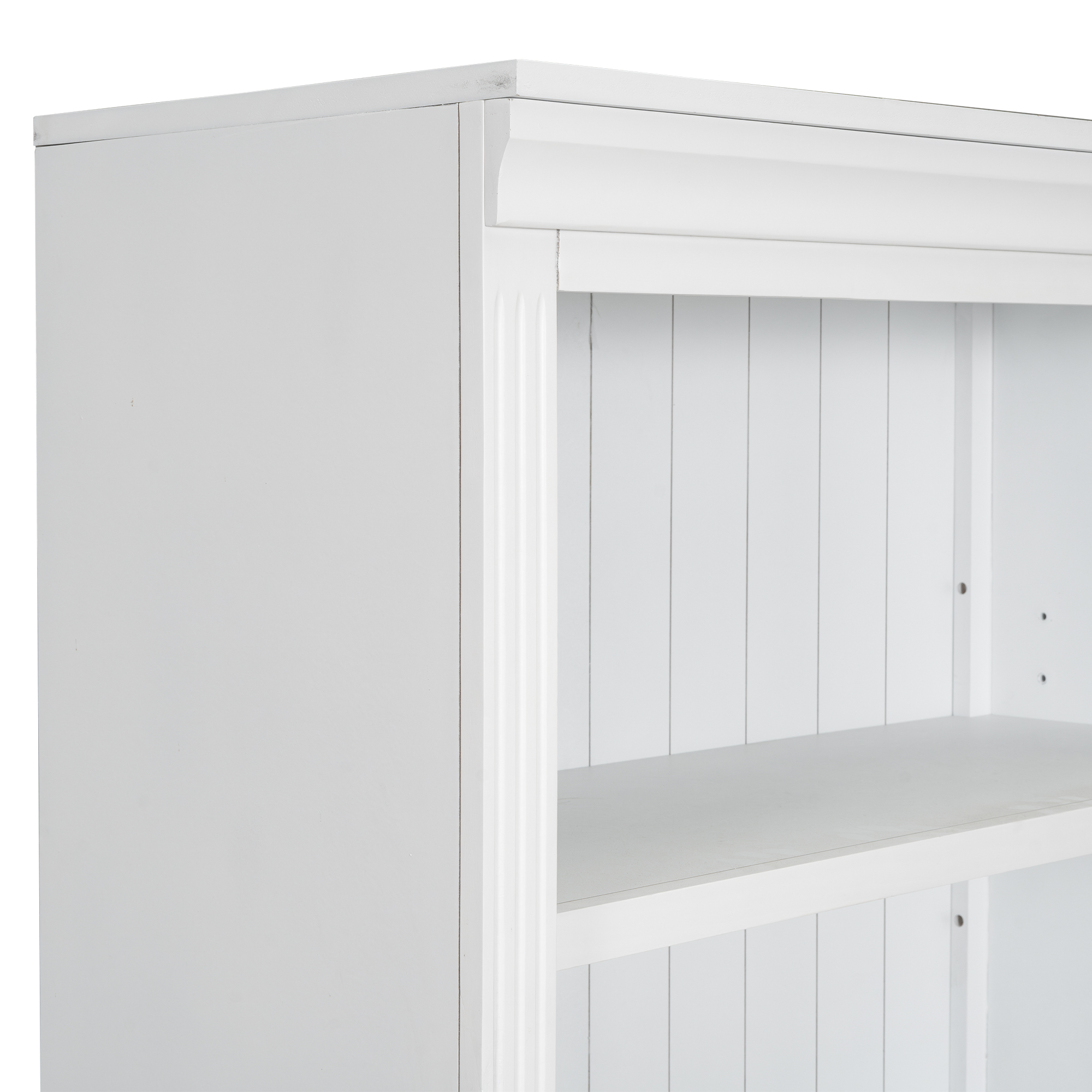 Bookcase 5-Tier Wood White