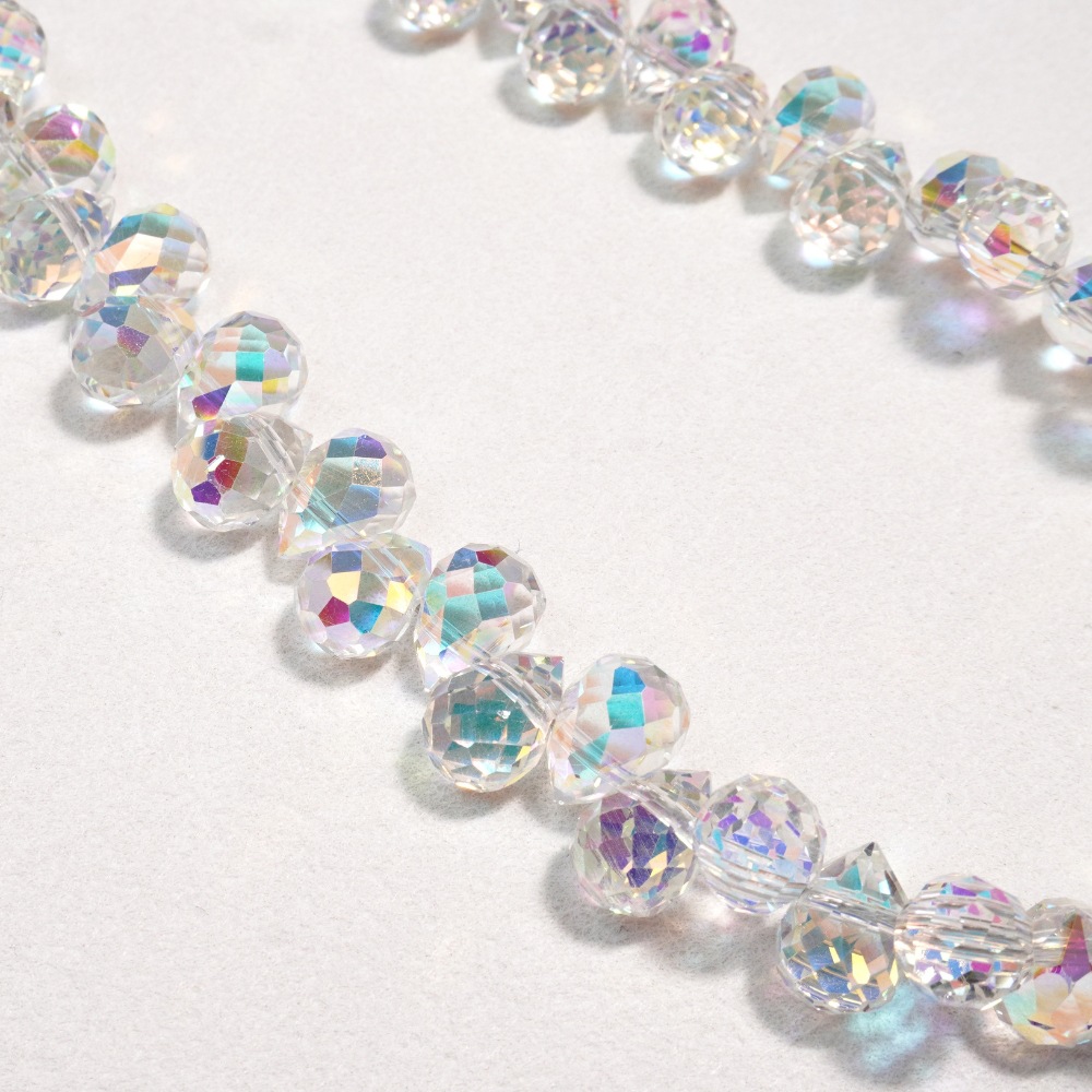 Crystal Phone Charm, Beaded Chain Keychain