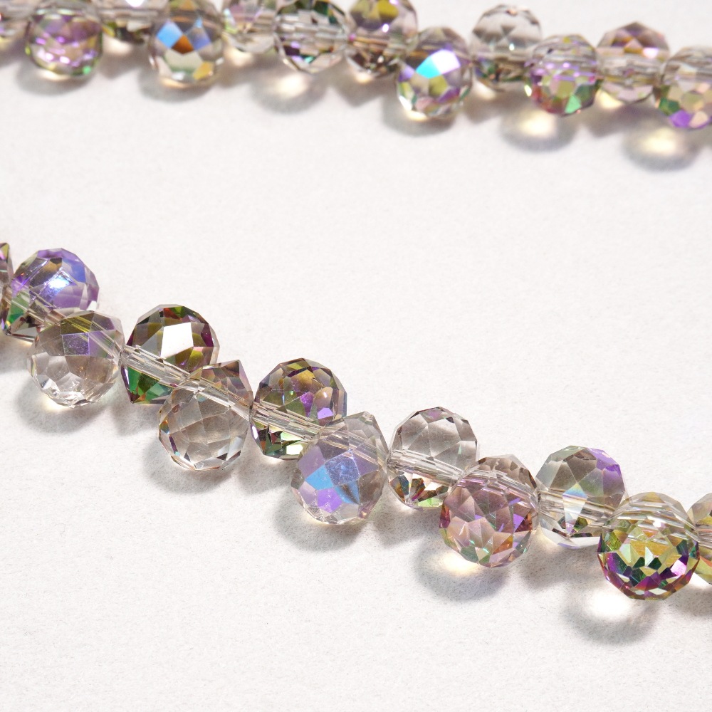 Crystal Phone Charm, Beaded Chain Keychain