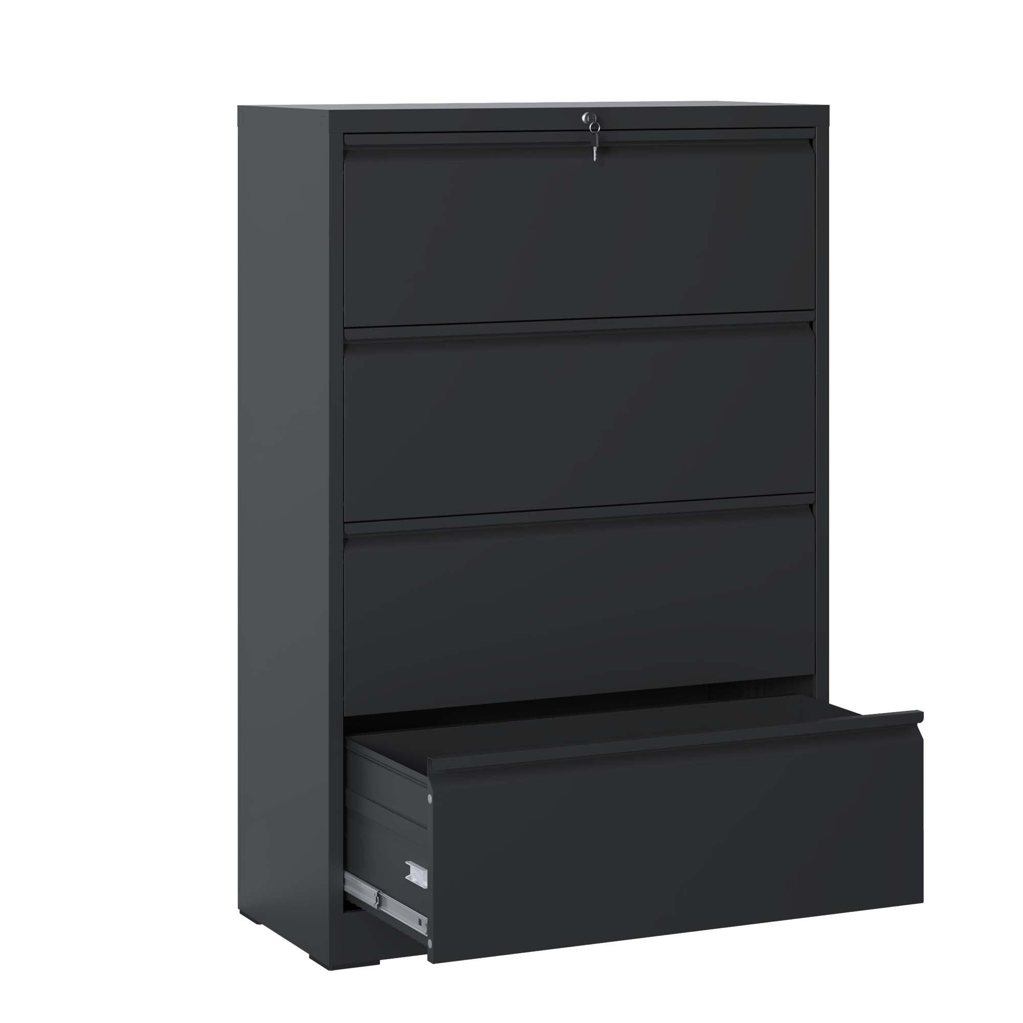 Lateral File Cabinet 4 Drawer Metal
