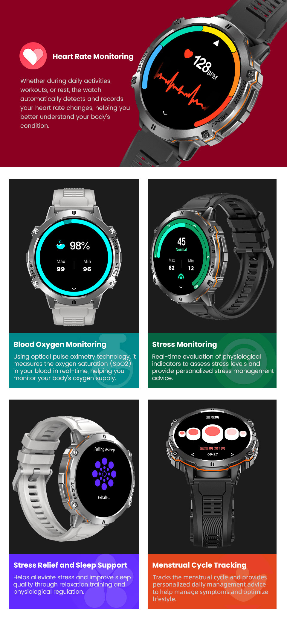 X3 High-Definition Bluetooth Smartwatch