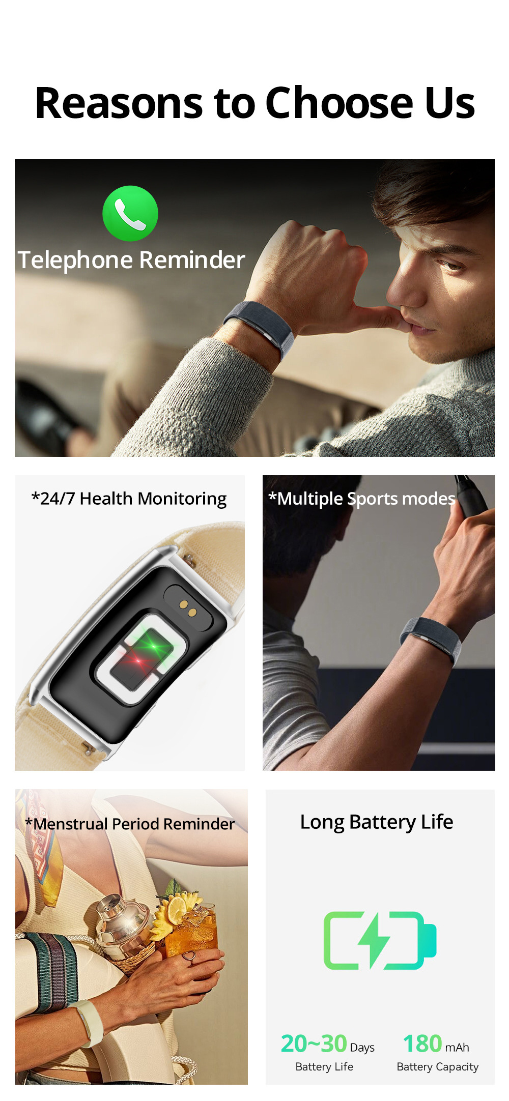 VITRO Smartwatch, Screenless ECG Monitoring