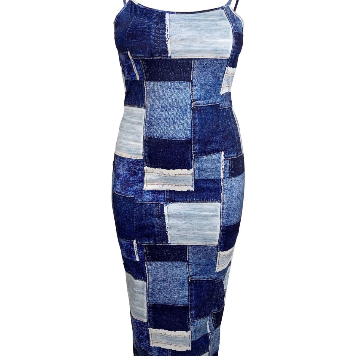 Womens Denim Bodycon Dress