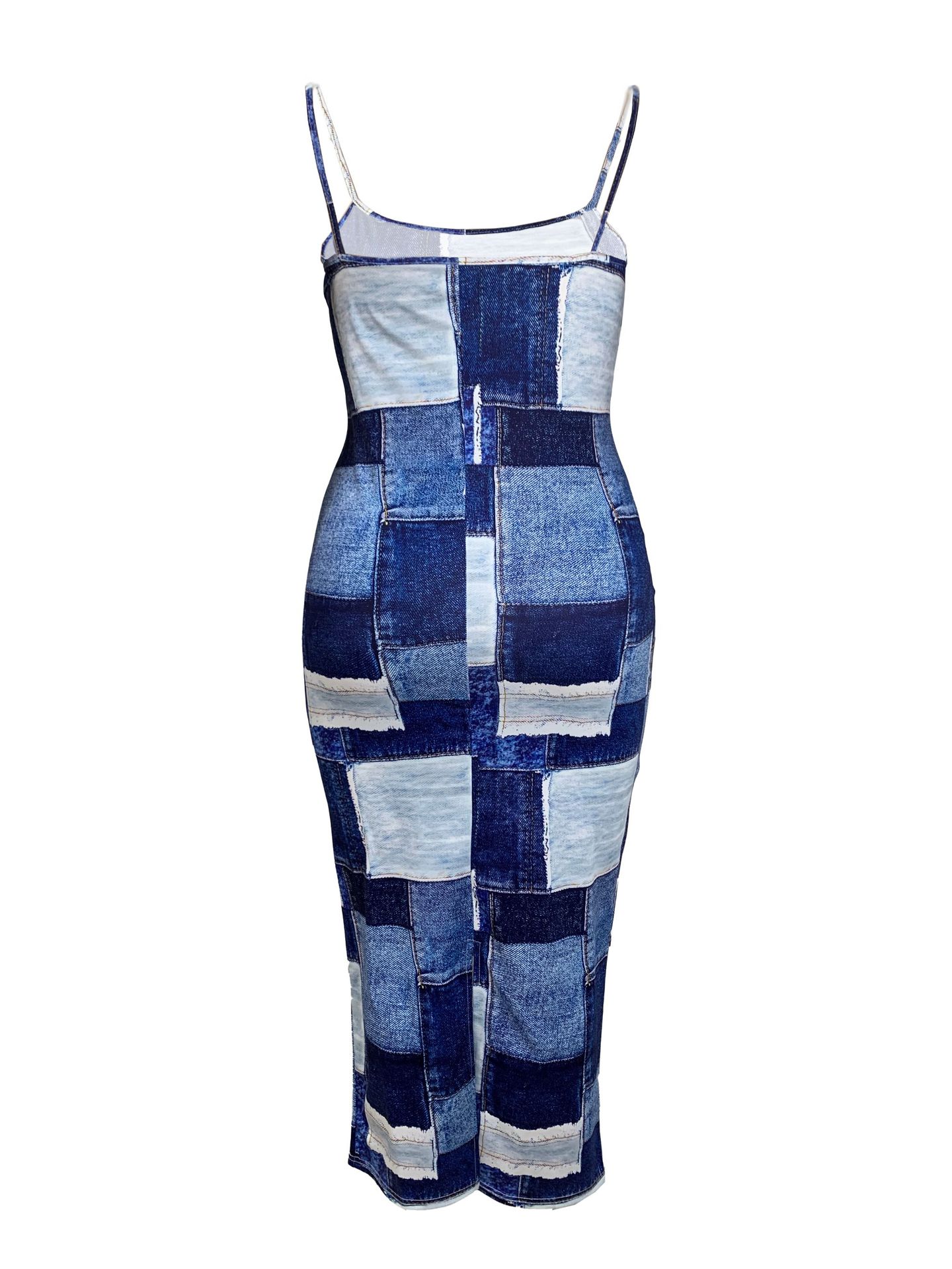 Womens Denim Bodycon Dress