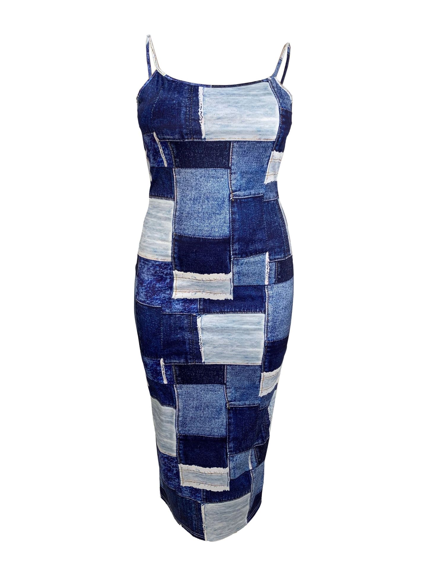 Womens Denim Bodycon Dress