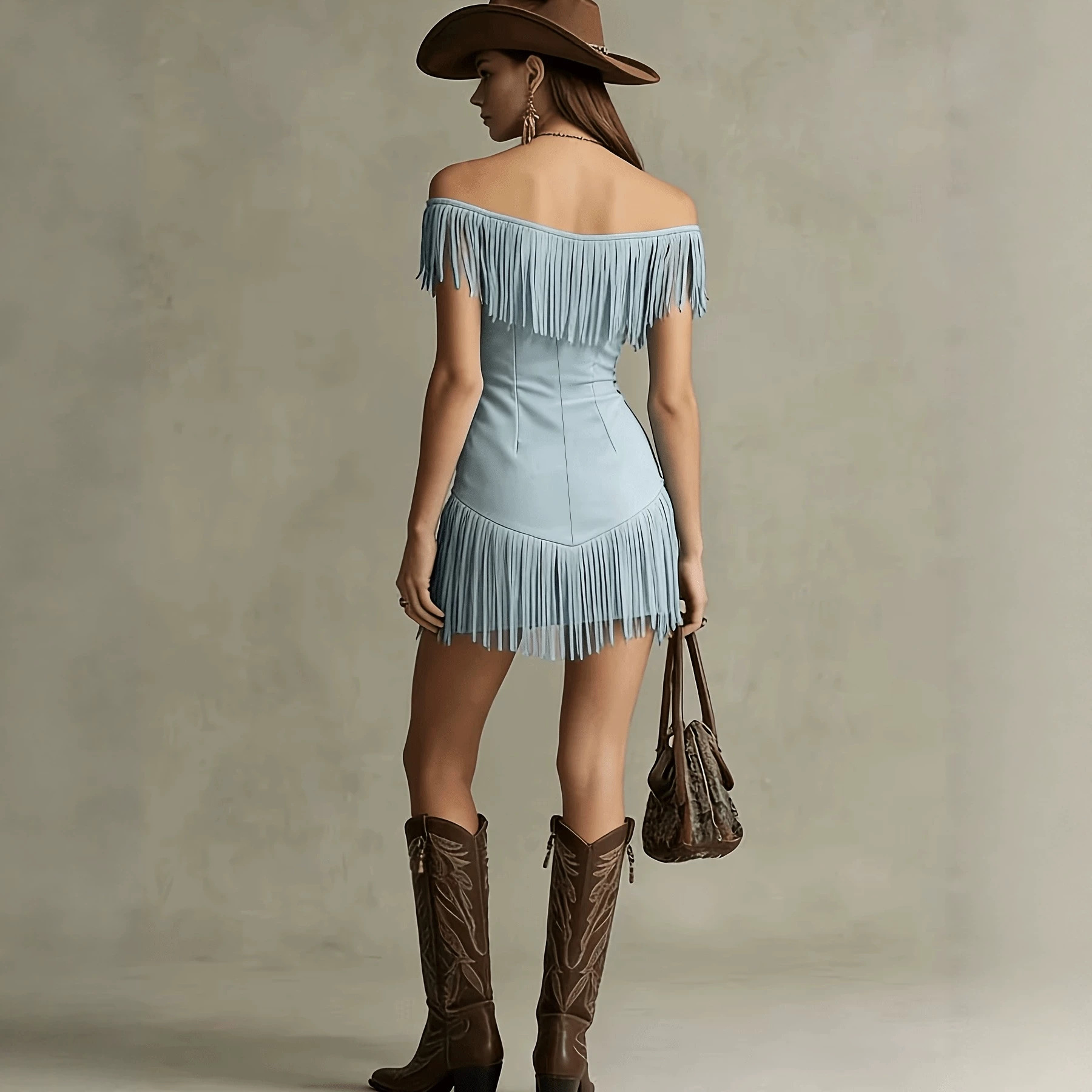 Womens Denim Bodycon Dress