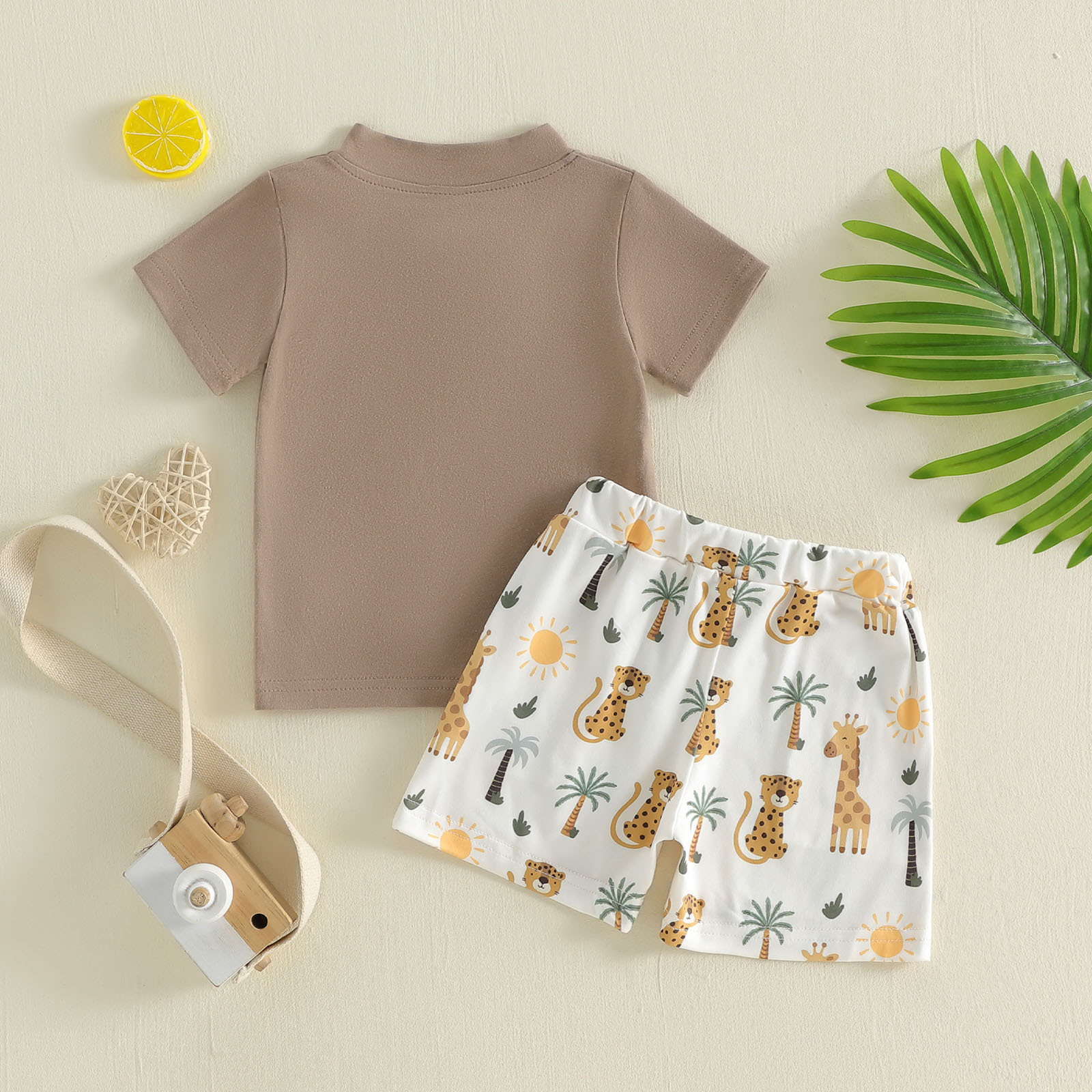 Polo T-shirt Shorts Set
