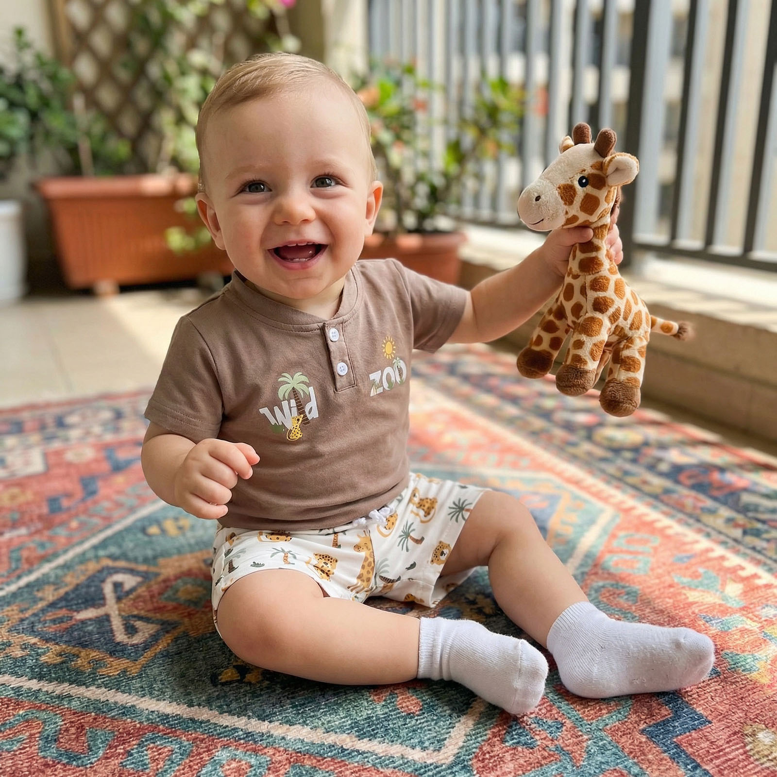 Polo T-shirt Shorts Set