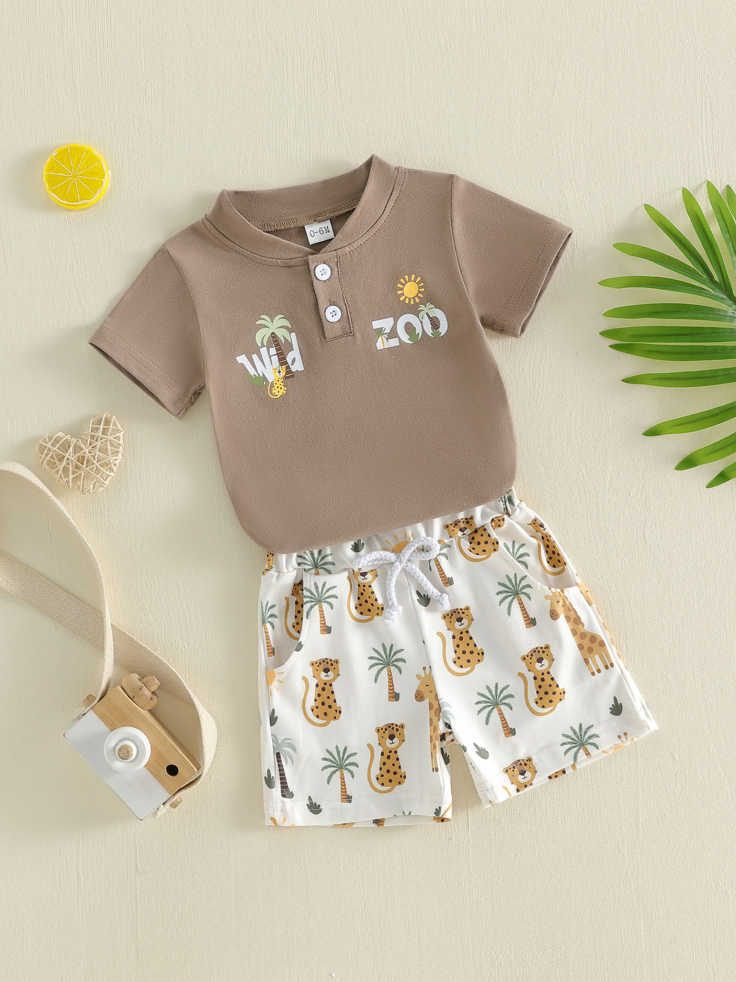 Polo T-shirt Shorts Set