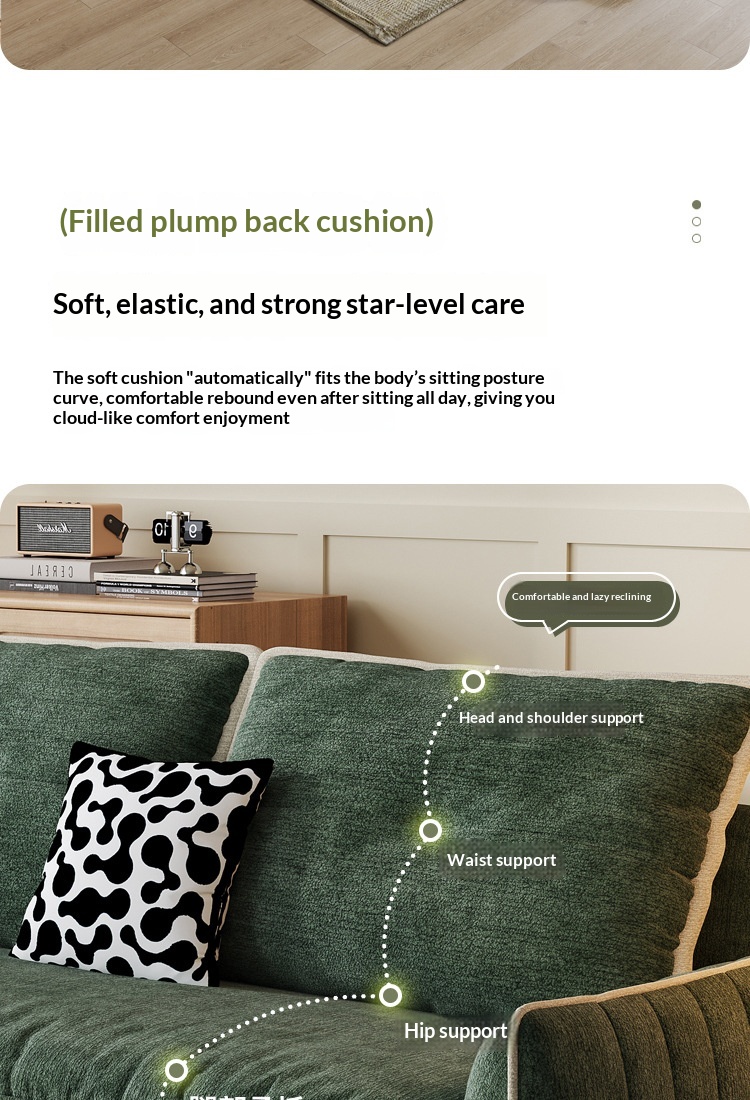 Space-Saving Corduroy Sofa Bed