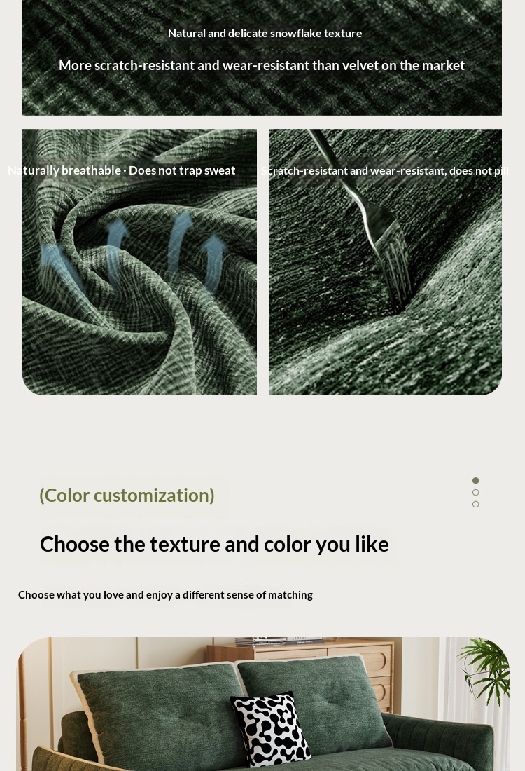 Space-Saving Corduroy Sofa Bed